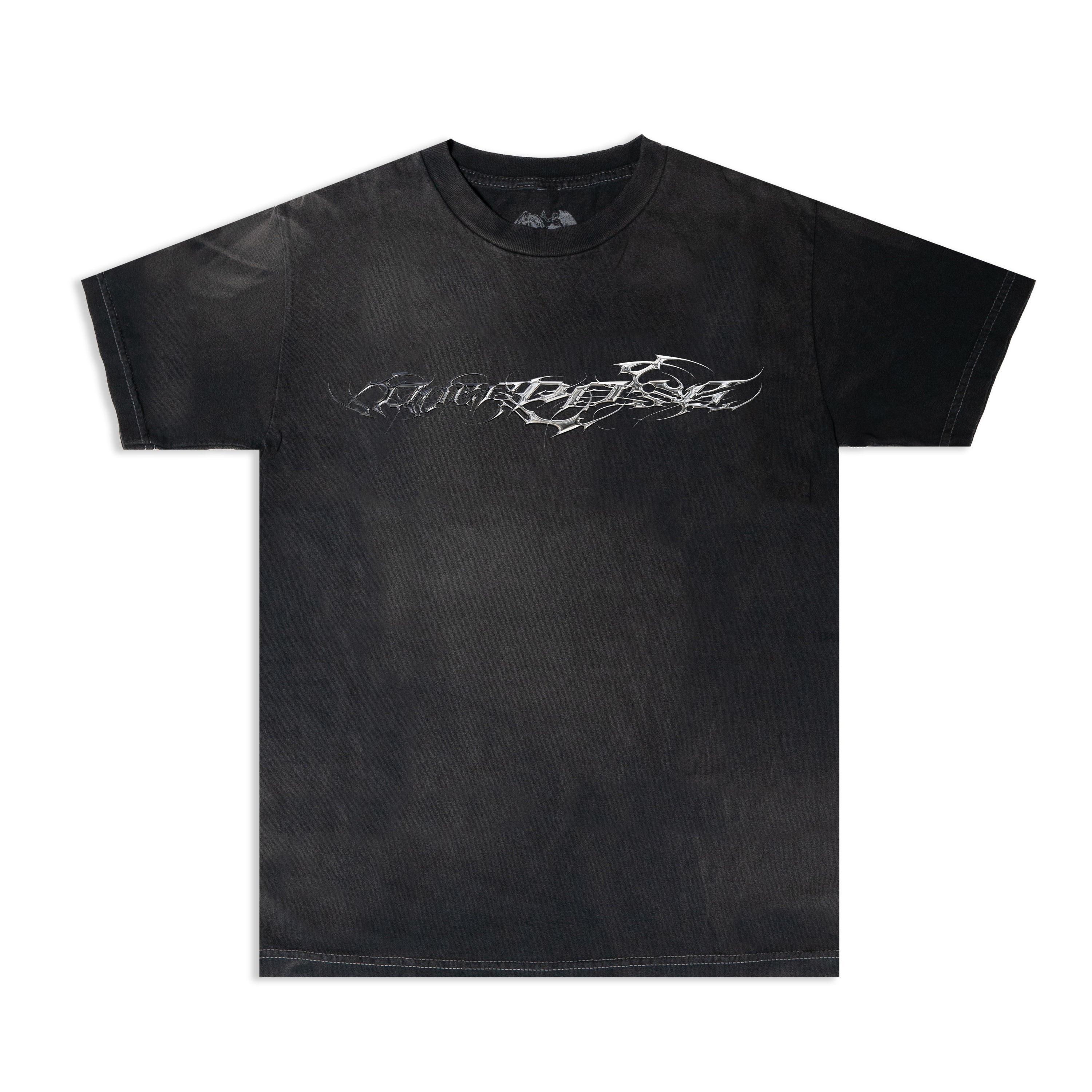 "TRIBAMETAL" LOGO TEE